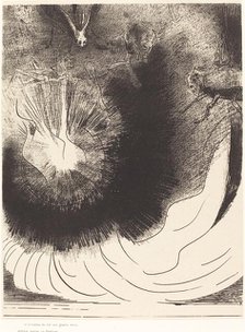 Et il tombe du ciel une grande etoile ardente (And there fell a great star from heaven..., 1899. Creator: Odilon Redon.