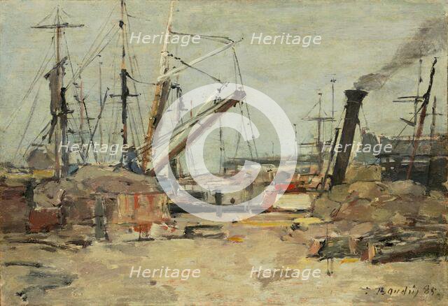 The Trawlers, 1885. Creator: Eugene Louis Boudin.