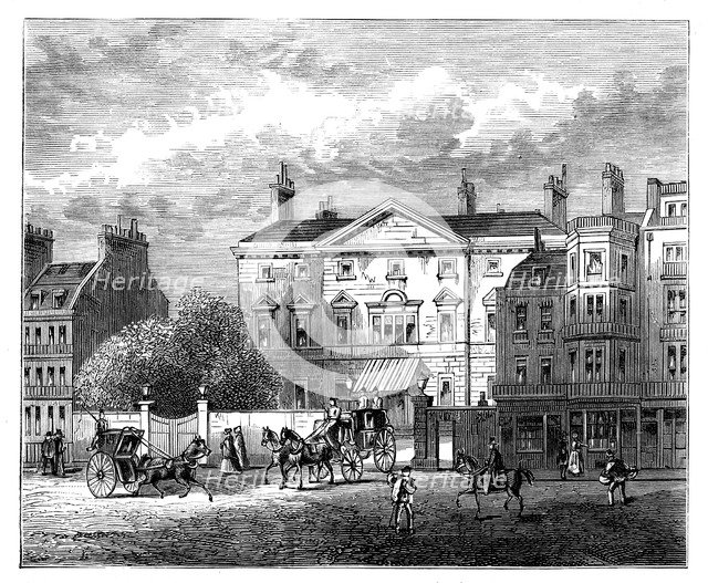 Cambridge House, Piccadilly, London, 1854, (c1888). Artist: Unknown