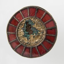 Disk Brooch, Frankish, 6th century. Creator: Unknown.