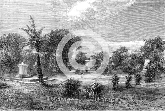 The burial-ground at Lucknow, 1864. Creator: Unknown.