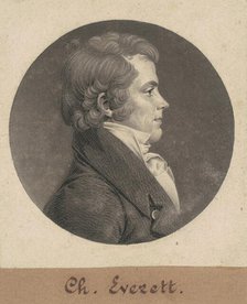 Charles Everett, 1808. Creator: Charles Balthazar Julien Févret de Saint-Mémin.