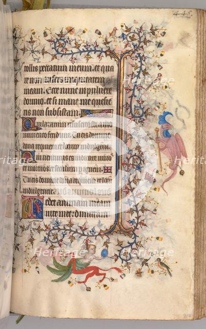 Hours of Charles the Noble, King of Navarre (1361-1425): fol. 217r, Text, c. 1405. Creator: Master of the Brussels Initials and Associates (French).