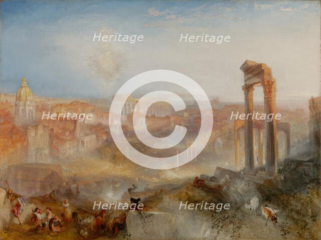 Modern Rome - Campo Vaccino, 1839. Creator: JMW Turner.