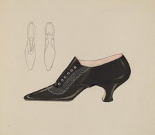 Woman's Shoe, 1935/1942. Creator: Carl Schutz.