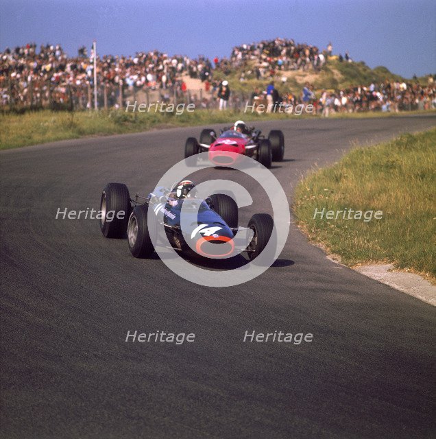 Jackie Stewart in a BRM, at the Dutch Grand Prix, Zandvoort, Holland, 1966. Artist: Unknown