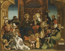 The Holy Kinship. Artist: Breu, Jörg, the Elder (1475-1537)