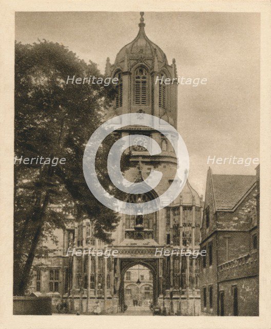 'Tom Tower, Christchurch College', 1923. Artist: Unknown.