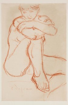 Seated Nude, between 1874 and 1946. Creator: Charles Despiau.