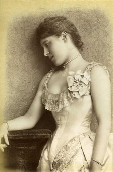 Actress and socialite Lillie Langtry, 1885. Creator: William Downey.