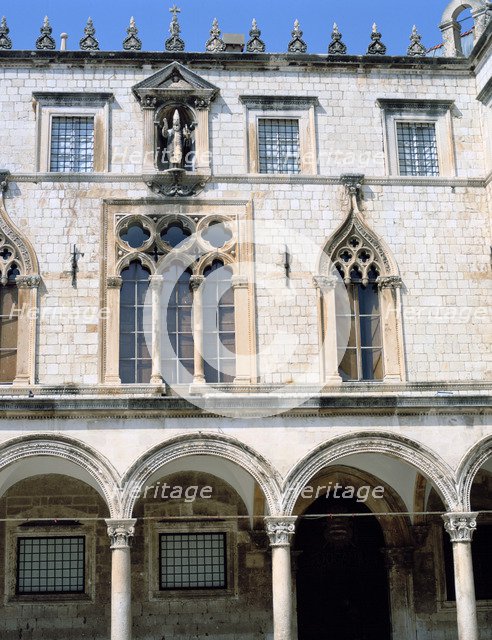 Sponza Palace, Dubrovnik, Croatia.