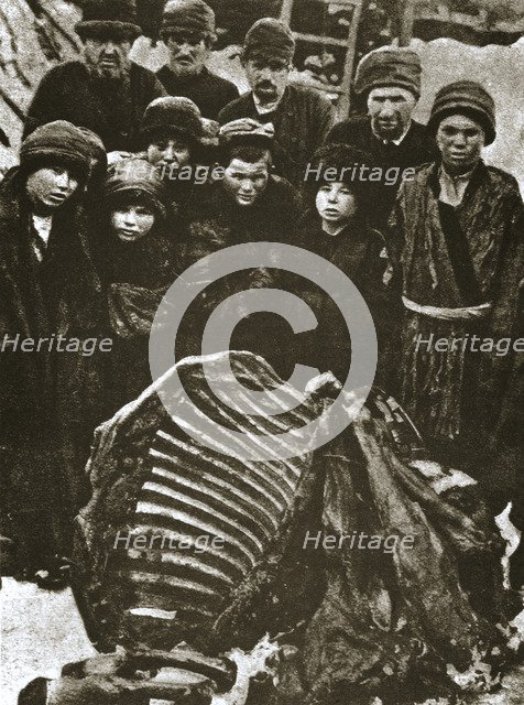 Russian peasants, late 19th century. Artist: Unknown