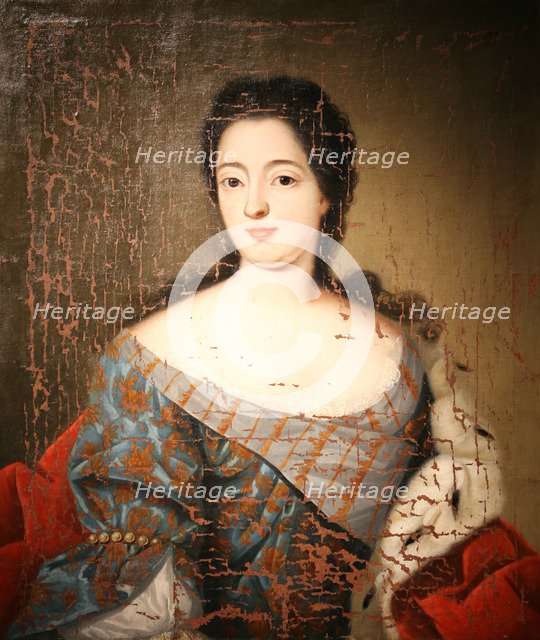 Portrait of Empress Catherine I. (1684-1727), Early 18th cen.. Artist: Anonymous  