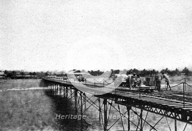 ''Grand Bassam. Le wharf; L'Ouest Africain', 1914. Creator: Unknown.