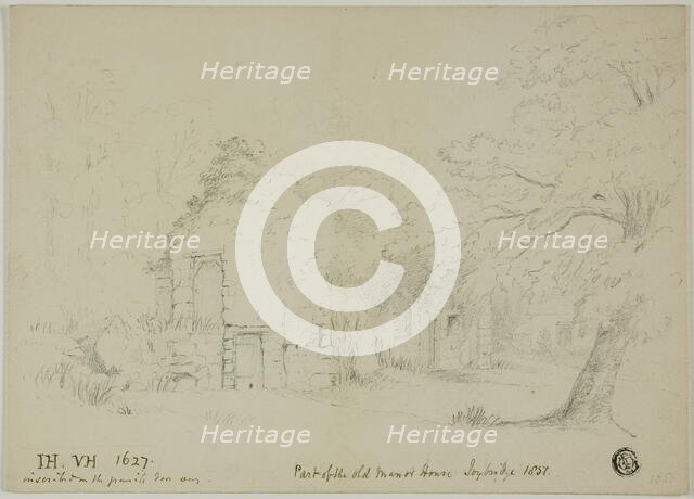 Part of the Old Manor House, Toybridge, n.d. Creator: Unknown.