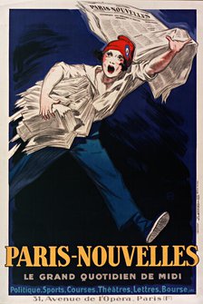 Paris-Nouvelles, le grand quotidien de Midi , 1931. Creator: D'Ylen, Jean (1886-1938).