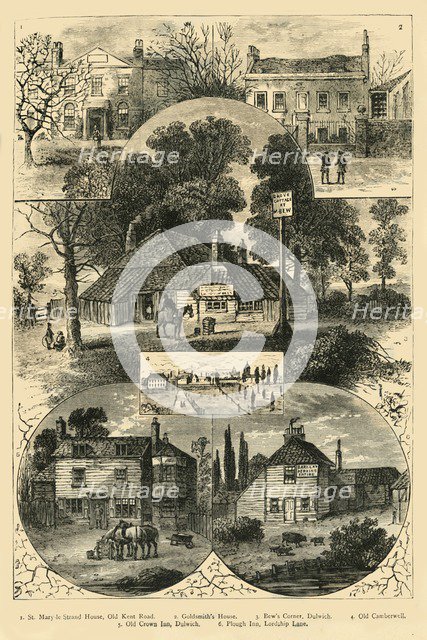 'Views in Camberwell and Dulwich', (c1878). Creator: Unknown.