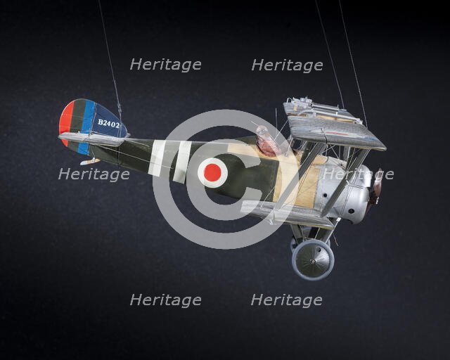 Model, Static, Sopwith F.1/3 Camel "Comic" Night Fighter, 1991. Creator: Alan Durkota.