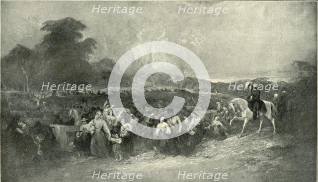 'The Relief of Lucknow - Leading the Sufferers to the British Camp', (1901).  Creator: Unknown.