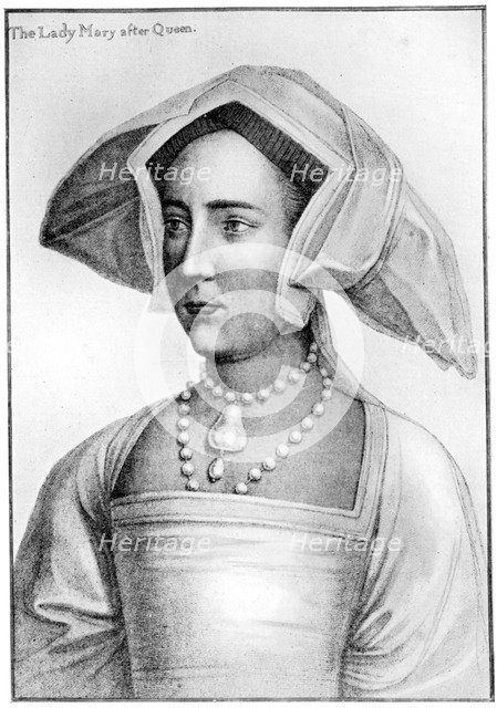Lady Mary, 16th century, (1910). Artist: Unknown