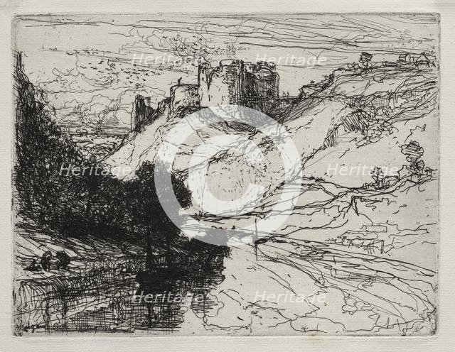 Kilgaren Castle, 1864. Creator: Francis Seymour Haden (British, 1818-1910).