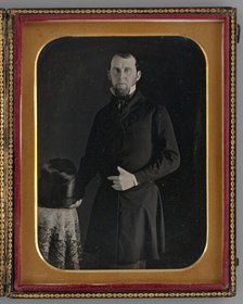 Untitled (Portrait of a Standing Man), 1848. Creator: Edward Tompkins Whitney.