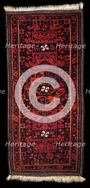 Rug, 1850-1875. Creator: Unknown.