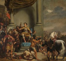 Consul Titus Manlius Torquatus Orders the Beheading of his Son, 1661-1663. Creator: Ferdinand Bol.