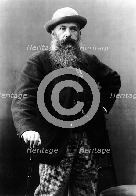 Portrait of the painter Claude Monet, 1887. Creator: Nadar, Paul (1856-1939).