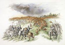 Battle of Hastings, 1066 (c1990-2010). Artist: Peter Dunn.