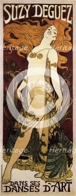 Suzy Deguez, 1905. Artist: Grasset, Eugène (1841-1917)