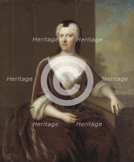 Fredrika Albertina, 1682-1755, Duchess, 18th century. Creator: Balthasar Denner.