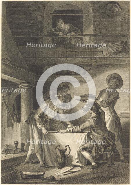 Le pate d'anguilles. Creator: Charles Emmanuel Patas.