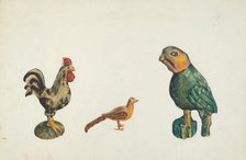 Wooden Birds, 1935/1942. Creator: Alice Domey.