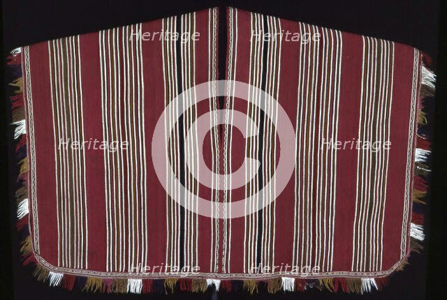 Poncho, Bolivia, 1850/1900. Creator: Unknown.