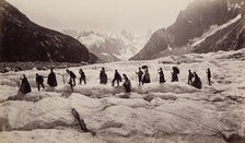 Glacier at Chamounix, France, c1880. Creator: Unknown.