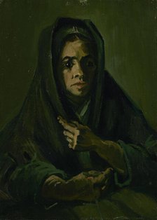 Woman with a Mourning Shawl, 1885. Creator: Gogh, Vincent, van (1853-1890).