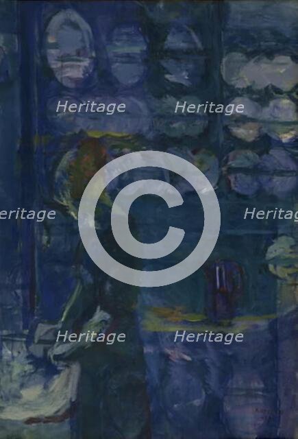 The Blue Kitchen, 1913. Creator: Ludvig Karsten.