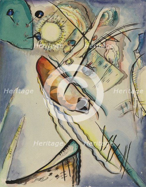 Untitled, 1916. Artist: Kandinsky, Wassily Vasilyevich (1866-1944)