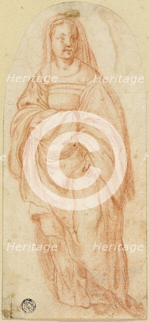 Standing Woman, c. 1600. Creator: Unknown.