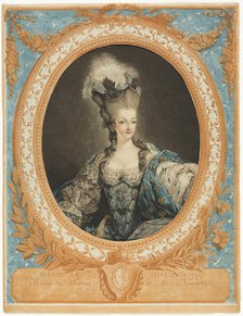 Marie Antoinette, 1777. Creator: Jean Francois Janinet.