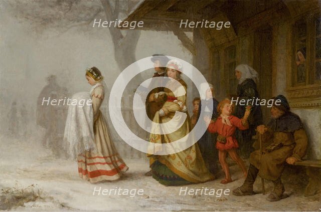 Baptism, 1864. Creator: Anker, Albert (1831-1910).