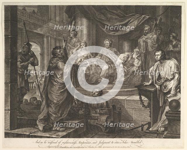 Paul Before Felix, February 5, 1752. Creator: William Hogarth.