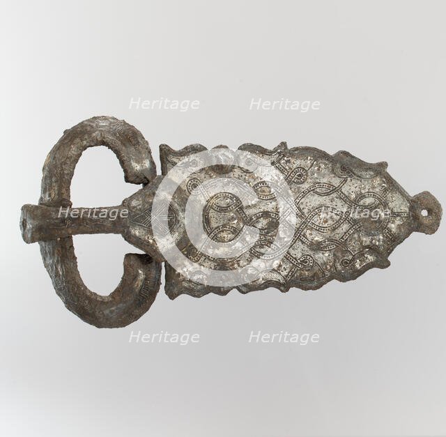 Belt Buckle, Frankish, 600-700. Creator: Unknown.