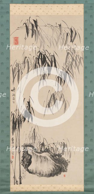 Window onto Bamboo on a Rainy Day, first half of the 18th century. Creator: Gion Nankai.