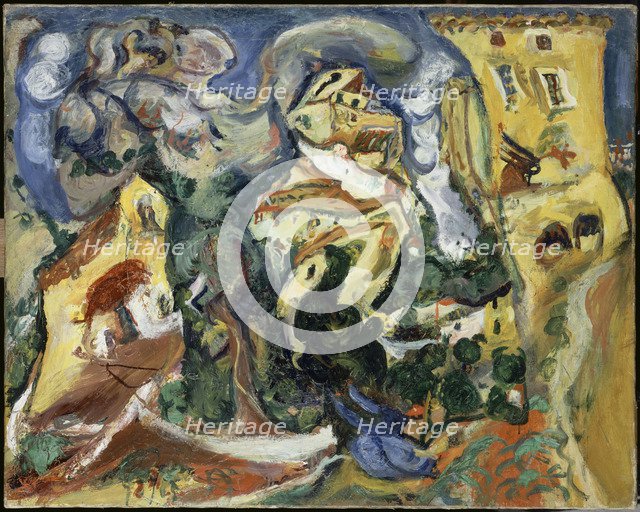 The Village, ca 1923. Artist: Soutine, Chaim (1893-1943)