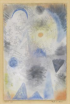 Targets in the fog, 1917. Artist: Klee, Paul (1879-1940)