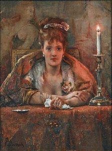 Returning from the Ball (Douloureuse certitude), 1861. Creator: Stevens, Alfred (1823-1906).