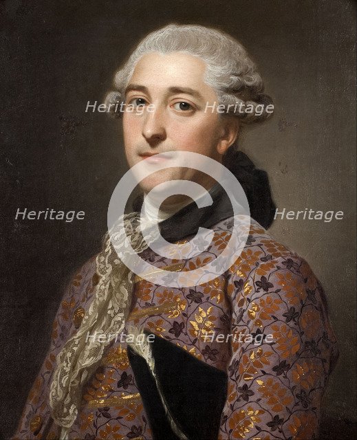 Portrait of Prince Vladimir Borisovich Golitsyn (1731-1799), 1762. Artist: Roslin, Alexander (1718-1793)