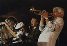 Conte Candoli, Shorty Rogers, Bud Shank, North Sea Jazz Festival, The Hague, Netherlands, 1991. Creator: Brian Foskett.